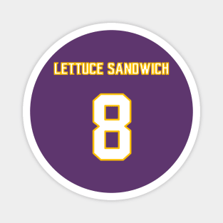 Fantasy Lettuce Sandwich Magnet